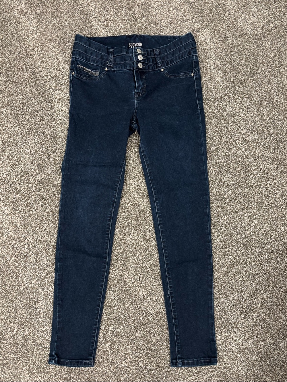 Amethyst BODYCON Jeans Skinny Dark Indigo Junior Jeans